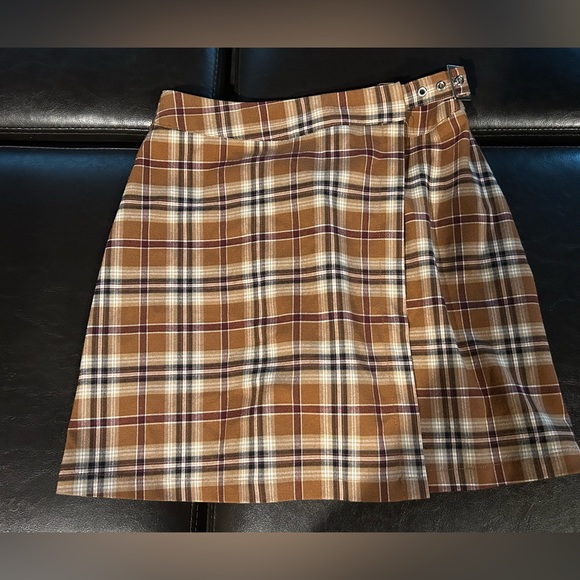 Tartan mini skirt - sz: Small - Picture 2 of 3